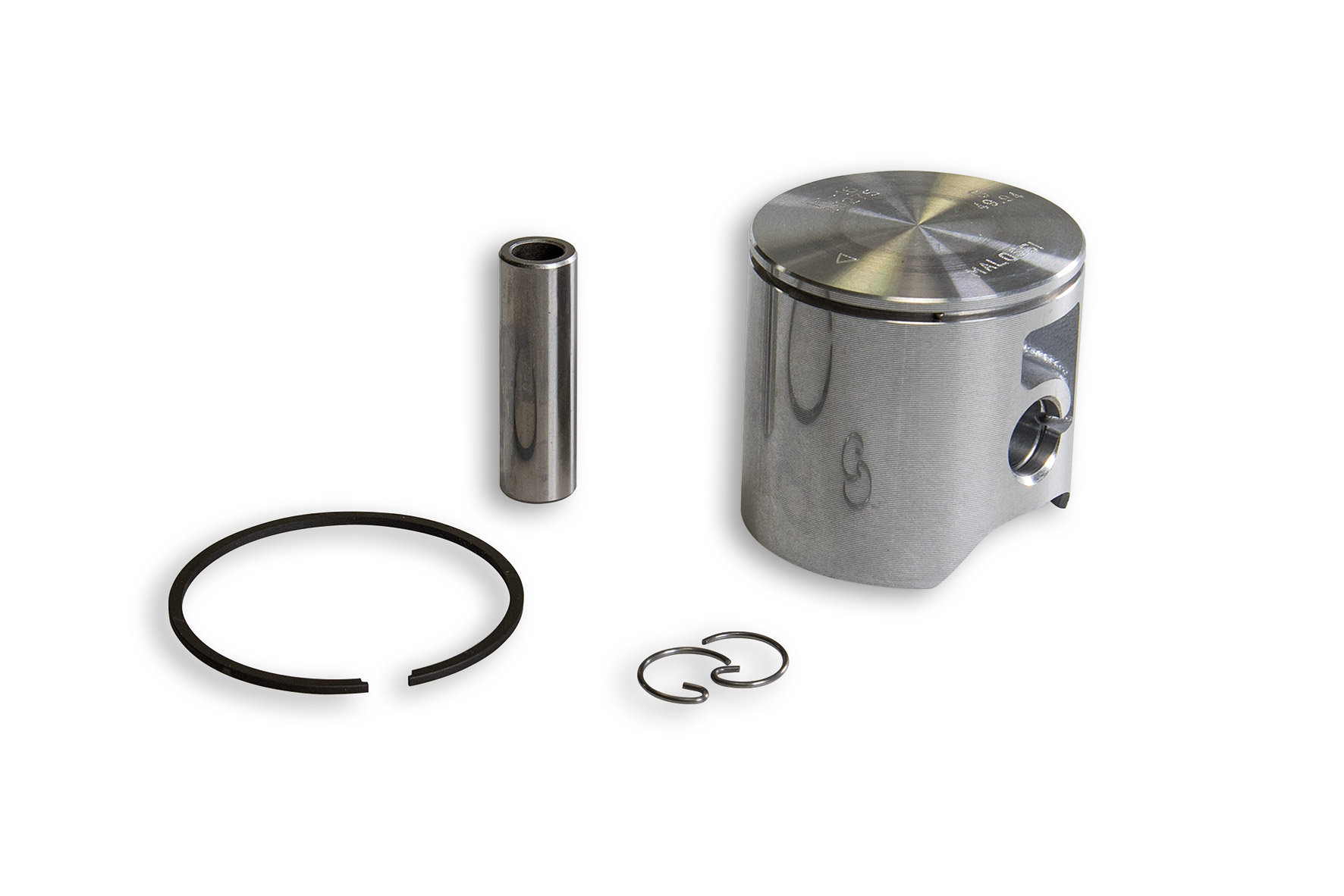 Malossi Piston 2T D.50 with pin D.12 and 1 rectangular ring size 0